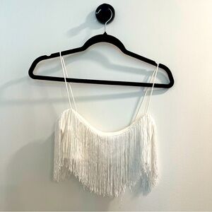 MESHKI Fringe Top